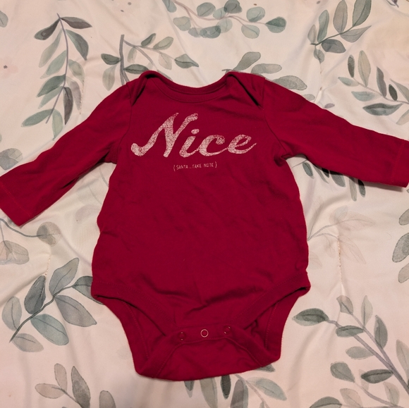 Baby Christmas outfits bundle 3-6 months reindeer moose onesie Santa shirts - Picture 6 of 9